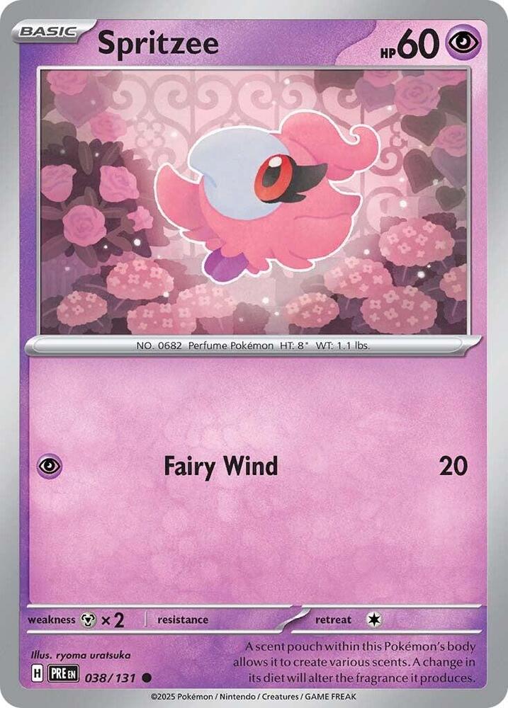 Spritzee 038/131 Common SV: Prismatic Evolutions NM