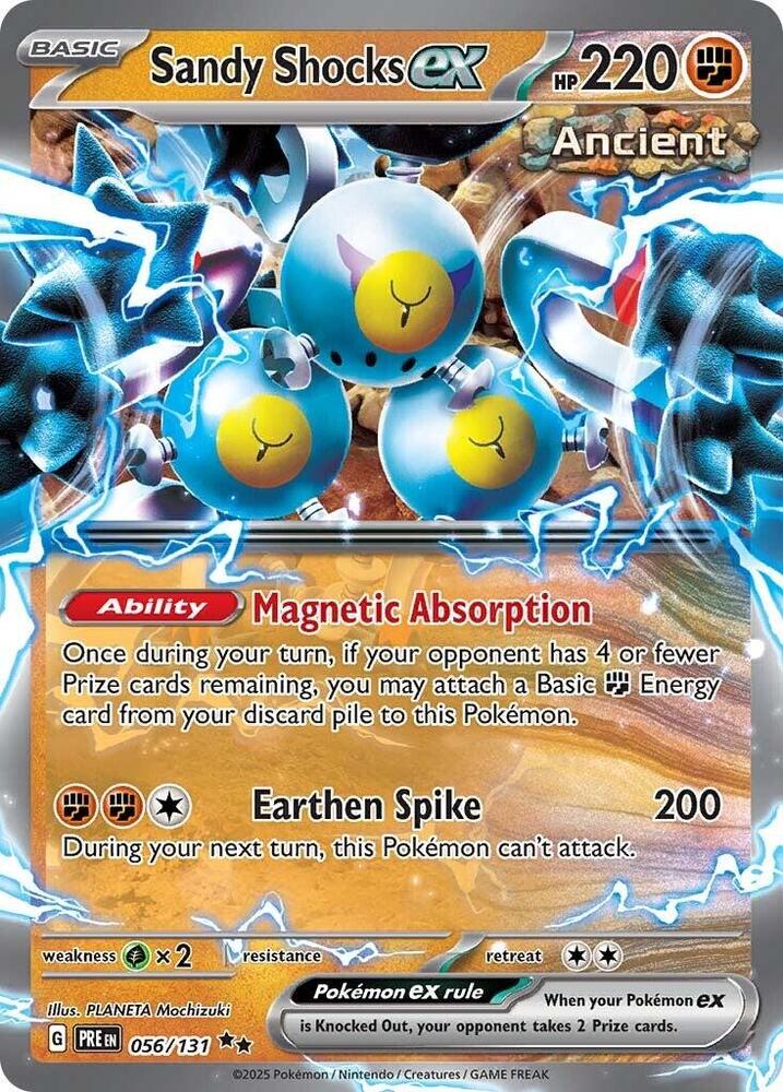 Sandy Shocks ex 056/131 Double Rare SV: Prismatic Evolutions NM