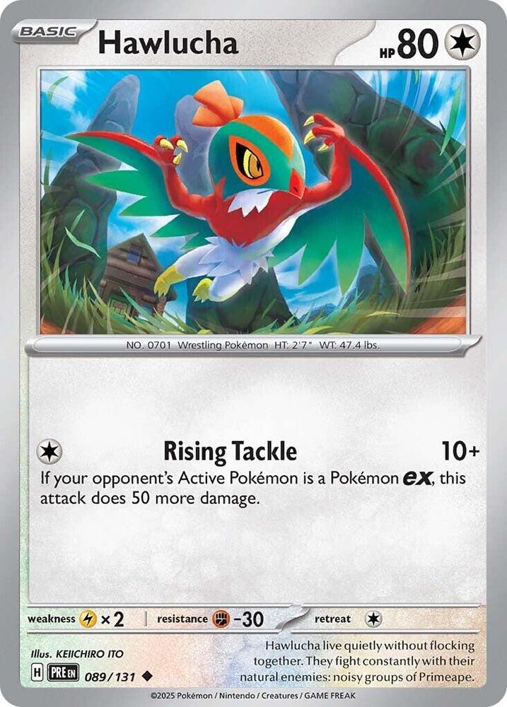 Hawlucha 089/131 Uncommon SV: Prismatic Evolutions NM