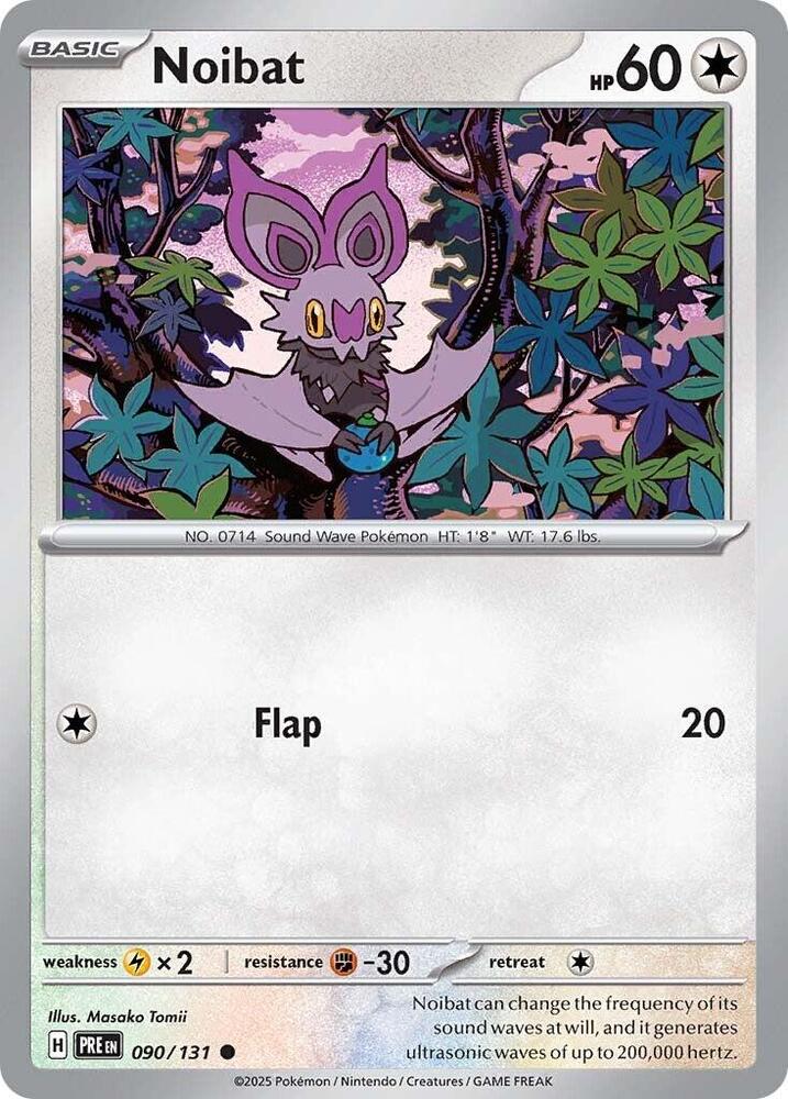 Noibat 090/131 Common SV: Prismatic Evolutions NM