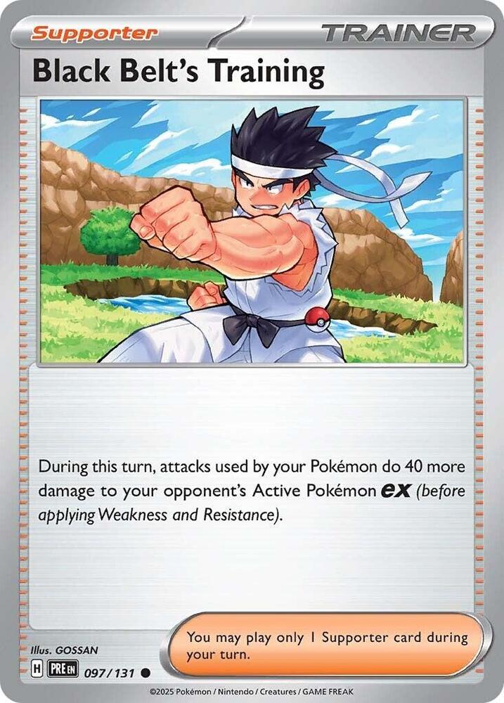 Black Belt's Training 097/131 Common SV: Prismatic Evolutions NM