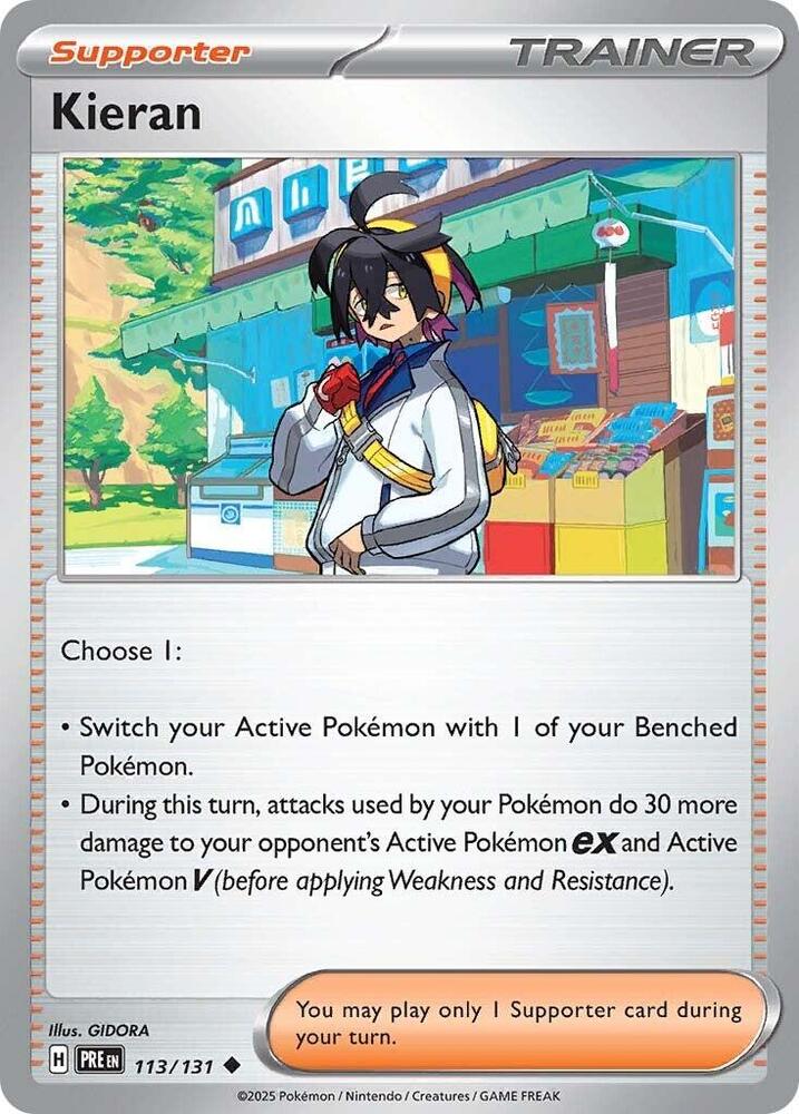 Kieran 113/131 Uncommon SV: Prismatic Evolutions NM
