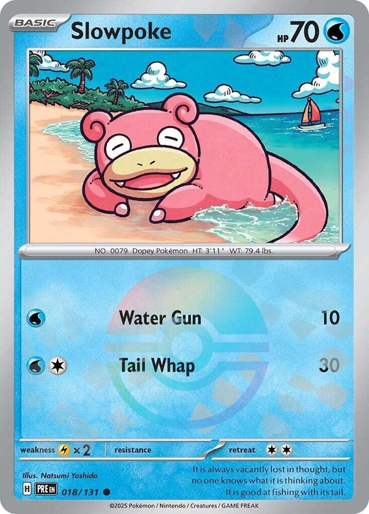 Slowpoke (Poke Ball Pattern) 018/131 Common SV: Prismatic Evolutions NM