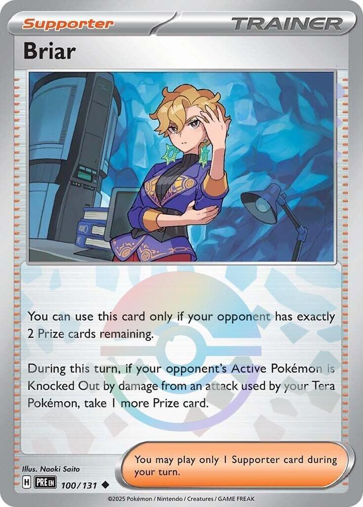 Briar (Poke Ball Pattern) 100/131 Uncommon SV: Prismatic Evolutions NM