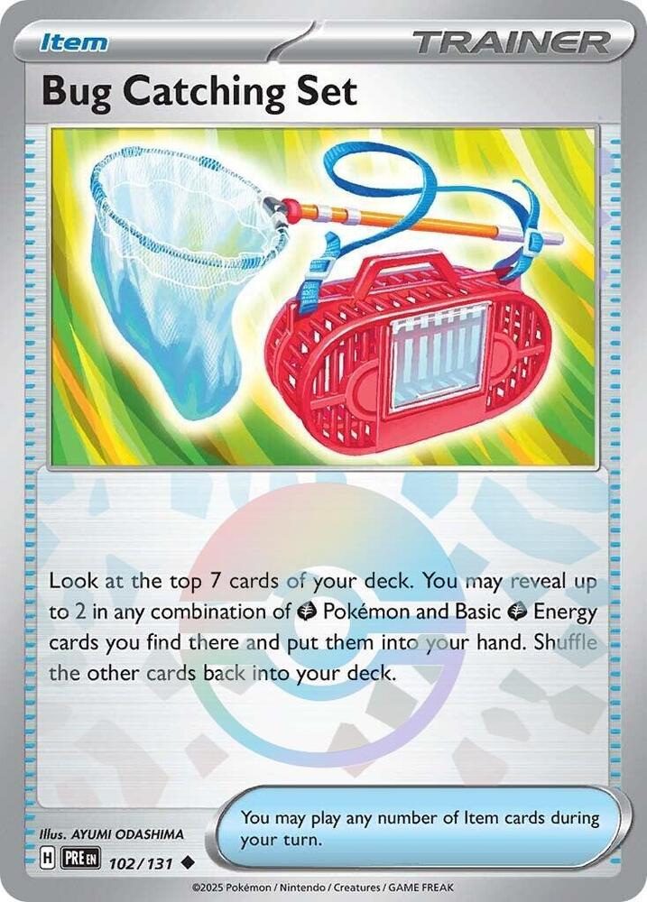Bug Catching Set (Poke Ball Pattern) 102/131 Uncommon SV: Prismatic Evolutions N