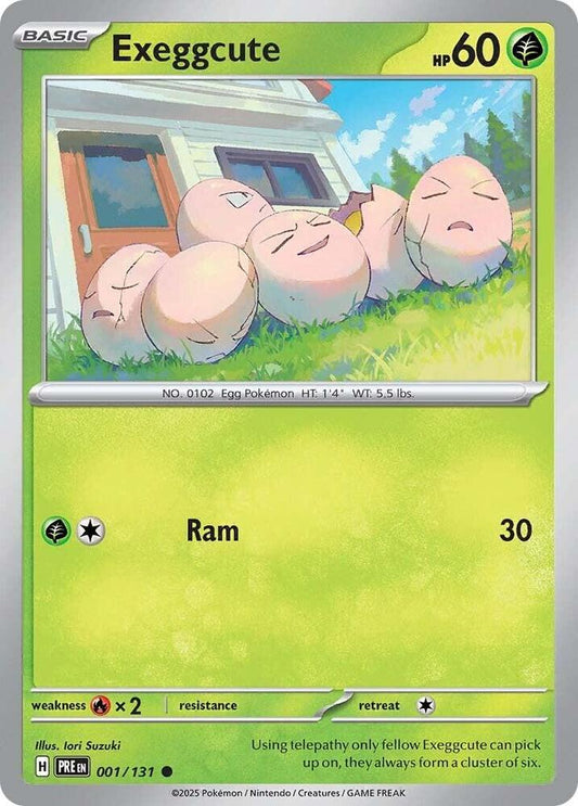 Exeggcute 001/131 Common SV: Prismatic Evolutions NM