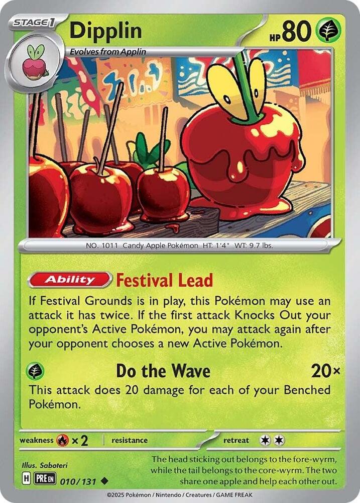 Dipplin 010/131 Uncommon SV: Prismatic Evolutions NM