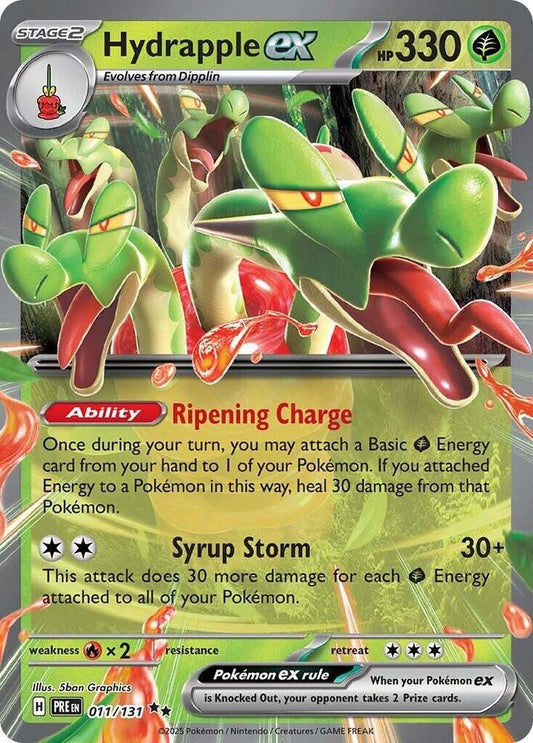 Hydrapple ex 011/131 Double Rare SV: Prismatic Evolutions NM