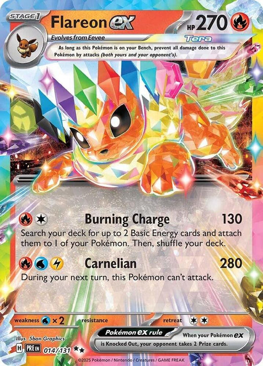 Flareon ex 014/131 Double Rare SV: Prismatic Evolutions NM