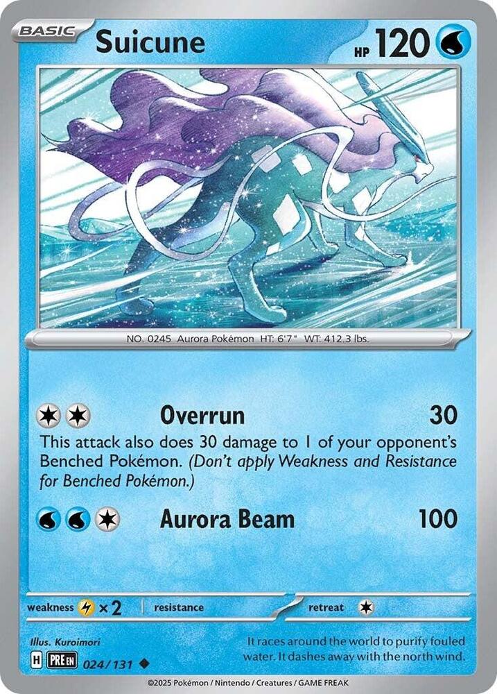 Suicune 024/131 Uncommon SV: Prismatic Evolutions NM