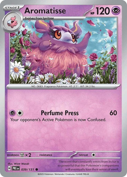 Aromatisse 039/131 Common SV: Prismatic Evolutions NM