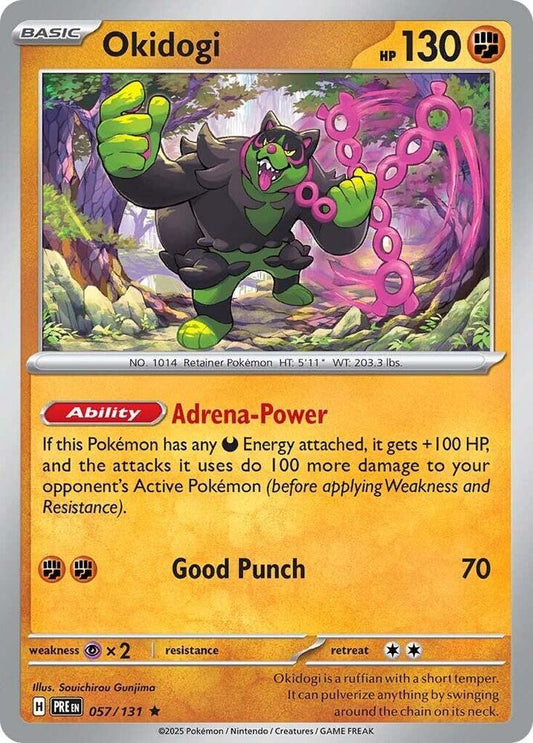 Okidogi 057/131 Rare SV: Prismatic Evolutions NM