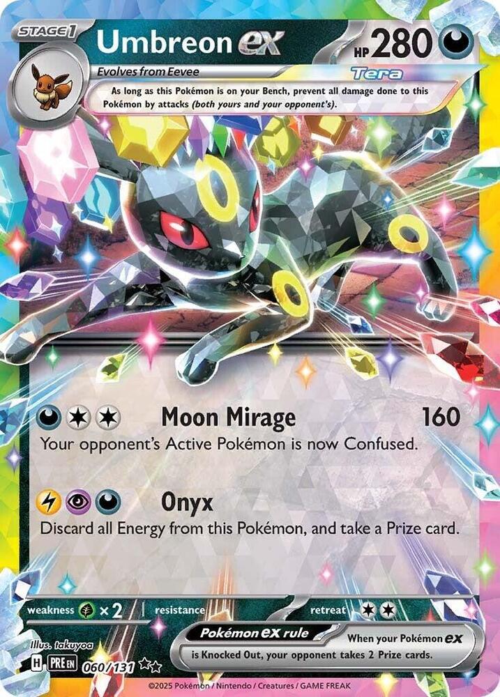 Umbreon ex 060/131 Double Rare SV: Prismatic Evolutions NM