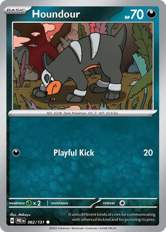 Houndour 062/131 Common SV: Prismatic Evolutions NM
