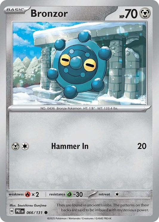 Bronzor 066/131 Common SV: Prismatic Evolutions NM