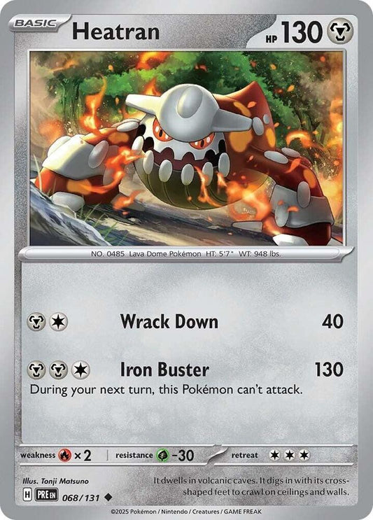 Heatran 068/131 Uncommon SV: Prismatic Evolutions NM
