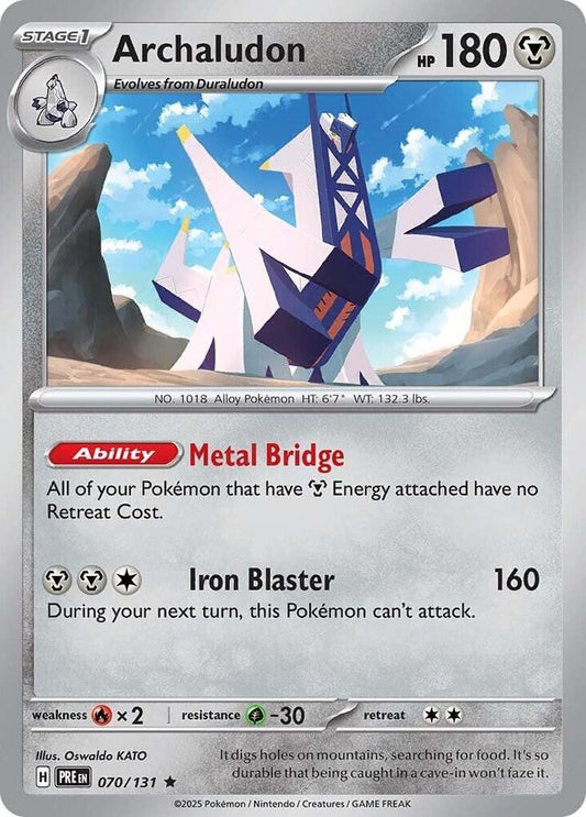 Archaludon 070/131 Rare SV: Prismatic Evolutions NM