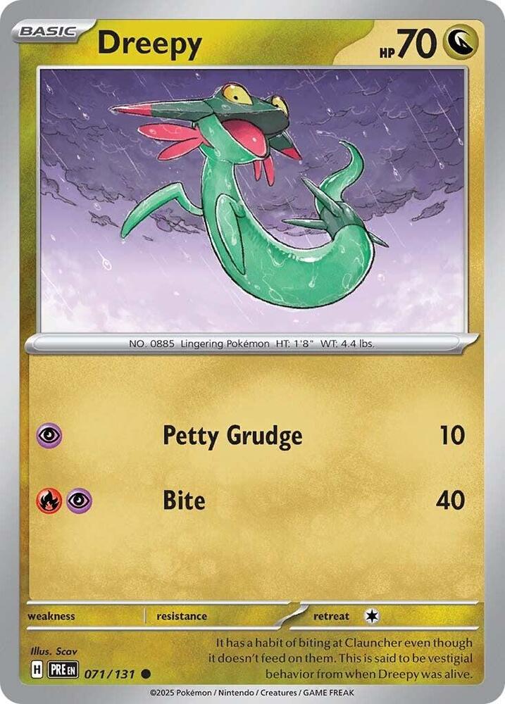 Dreepy 071/131 Common SV: Prismatic Evolutions NM