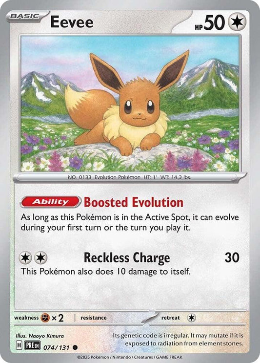 Eevee 074/131 Common SV: Prismatic Evolutions NM