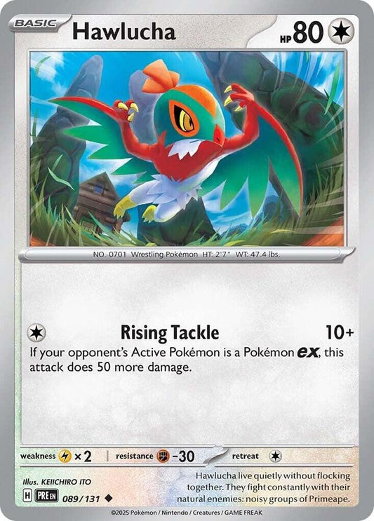 Hawlucha 089/131 Uncommon SV: Prismatic Evolutions NM