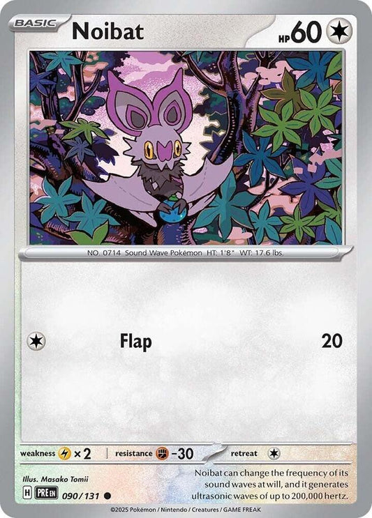Noibat 090/131 Common SV: Prismatic Evolutions NM