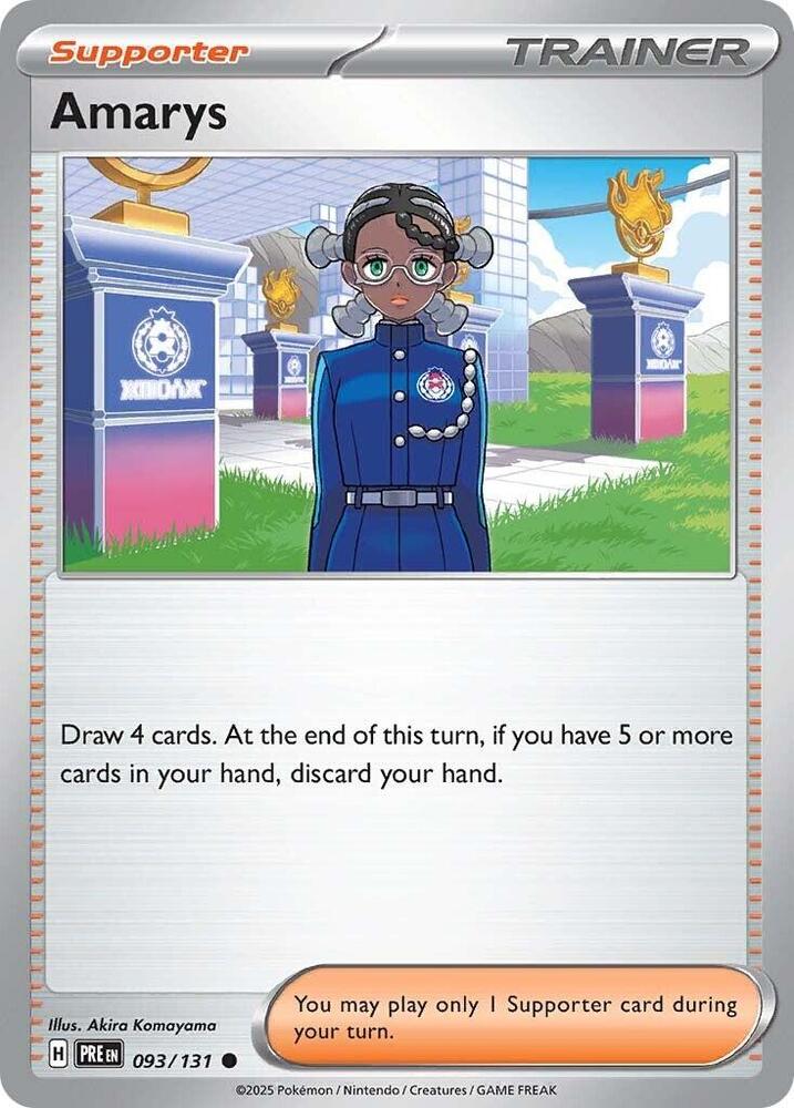 Amarys 093/131 Common SV: Prismatic Evolutions NM – redpandakura