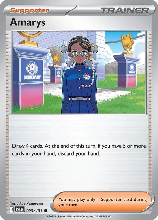 Amarys 093/131 Common SV: Prismatic Evolutions NM