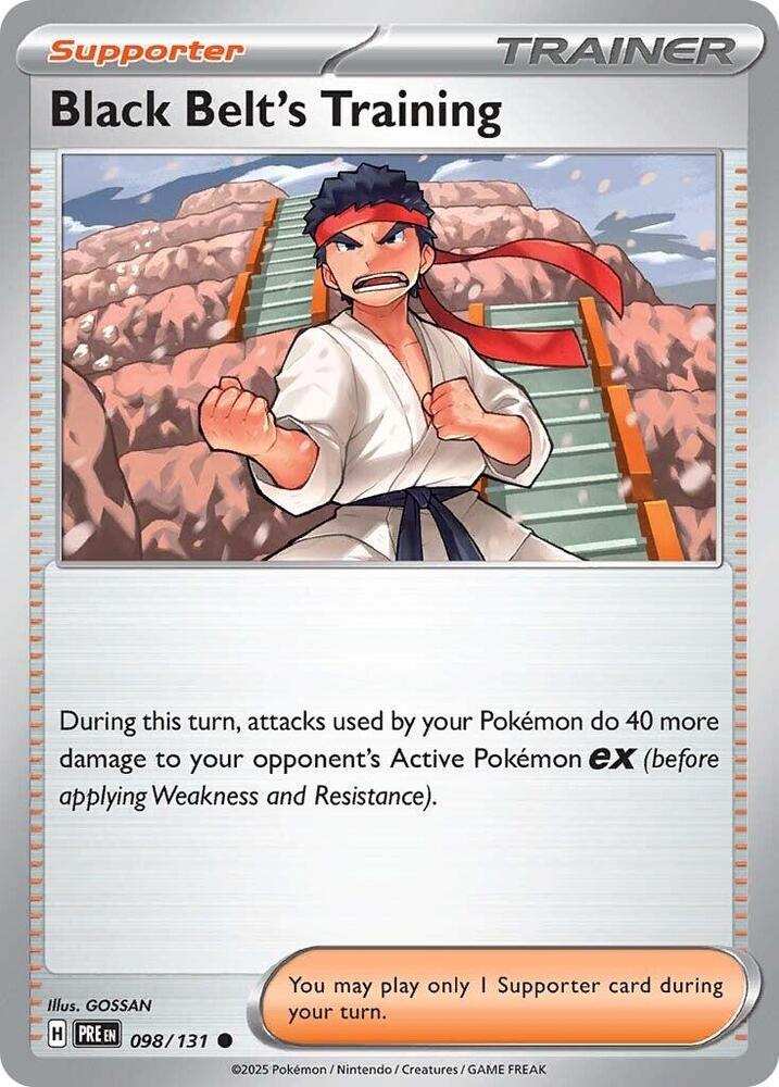 Black Belt's Training 098/131 Common SV: Prismatic Evolutions NM