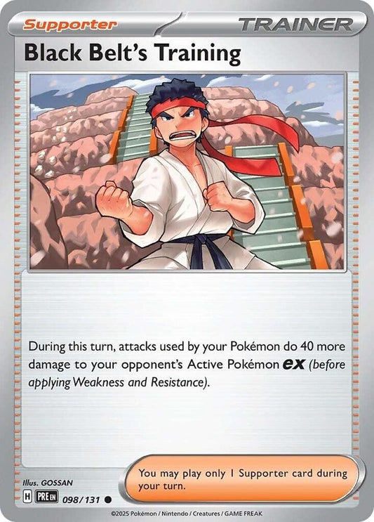Black Belt's Training 098/131 Common SV: Prismatic Evolutions NM