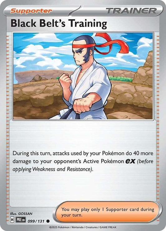 Black Belt's Training 099/131 Common SV: Prismatic Evolutions NM