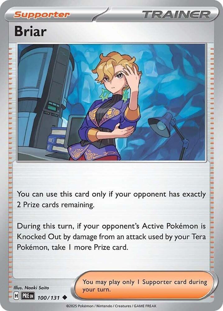 Briar 100/131 Uncommon SV: Prismatic Evolutions NM