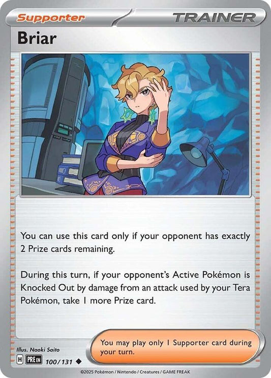 Briar 100/131 Uncommon SV: Prismatic Evolutions NM
