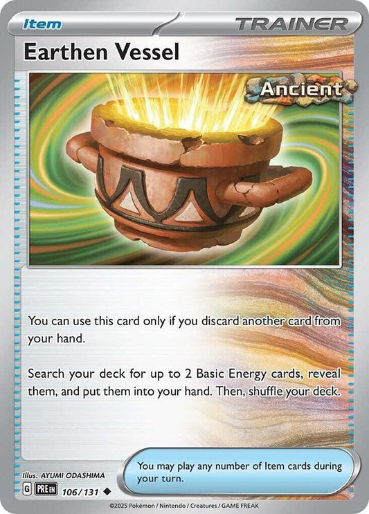 Earthen Vessel 106/131 Uncommon SV: Prismatic Evolutions NM