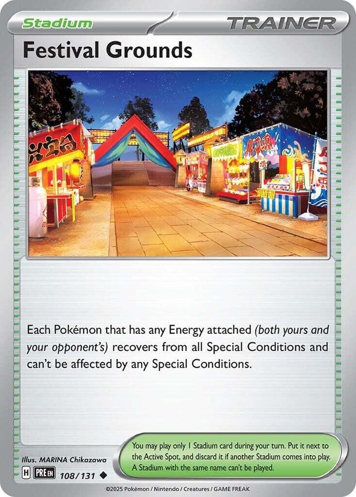 Festival Grounds 108/131 Uncommon SV: Prismatic Evolutions NM