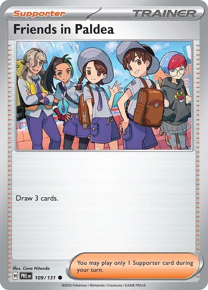 Friends in Paldea 109/131 Common SV: Prismatic Evolutions NM