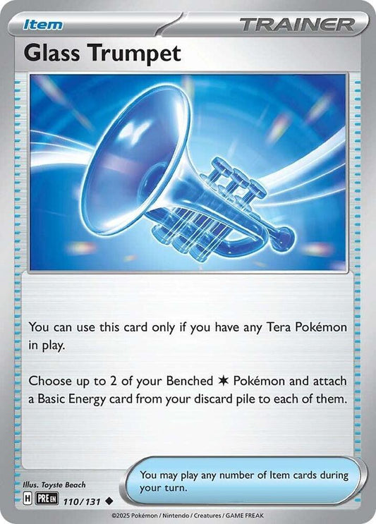 Glass Trumpet 110/131 Uncommon SV: Prismatic Evolutions NM