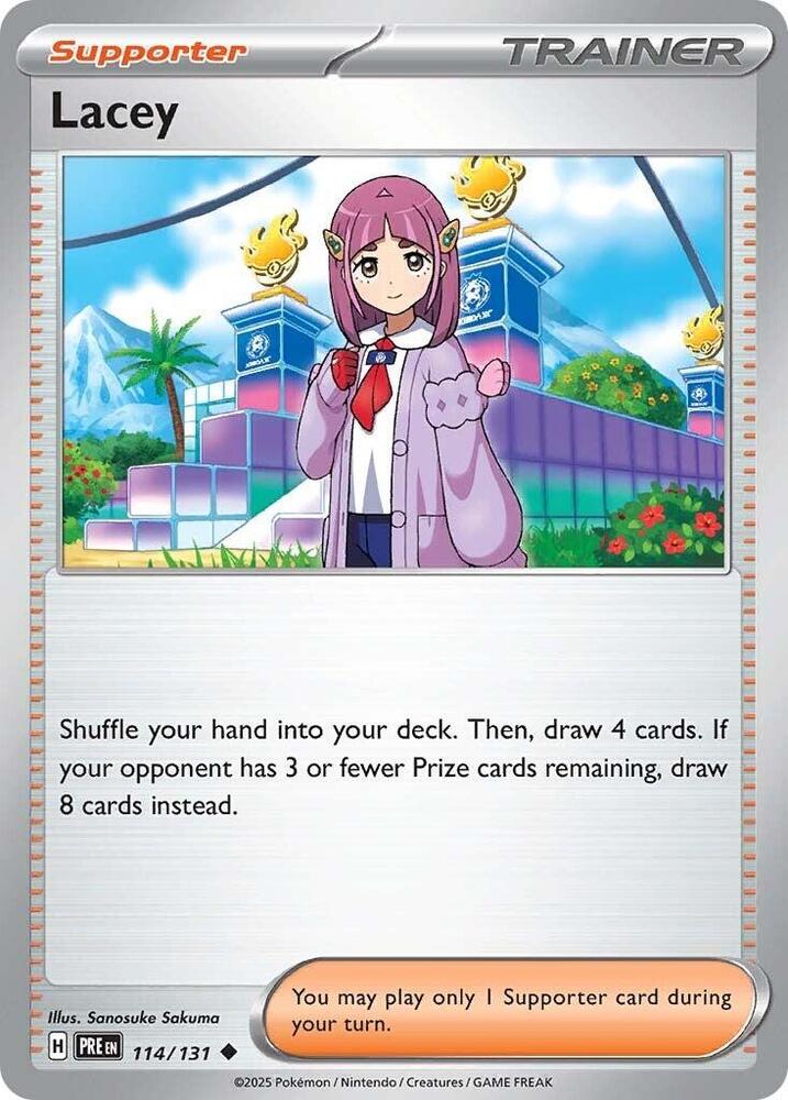 Lacey 114/131 Uncommon SV: Prismatic Evolutions NM