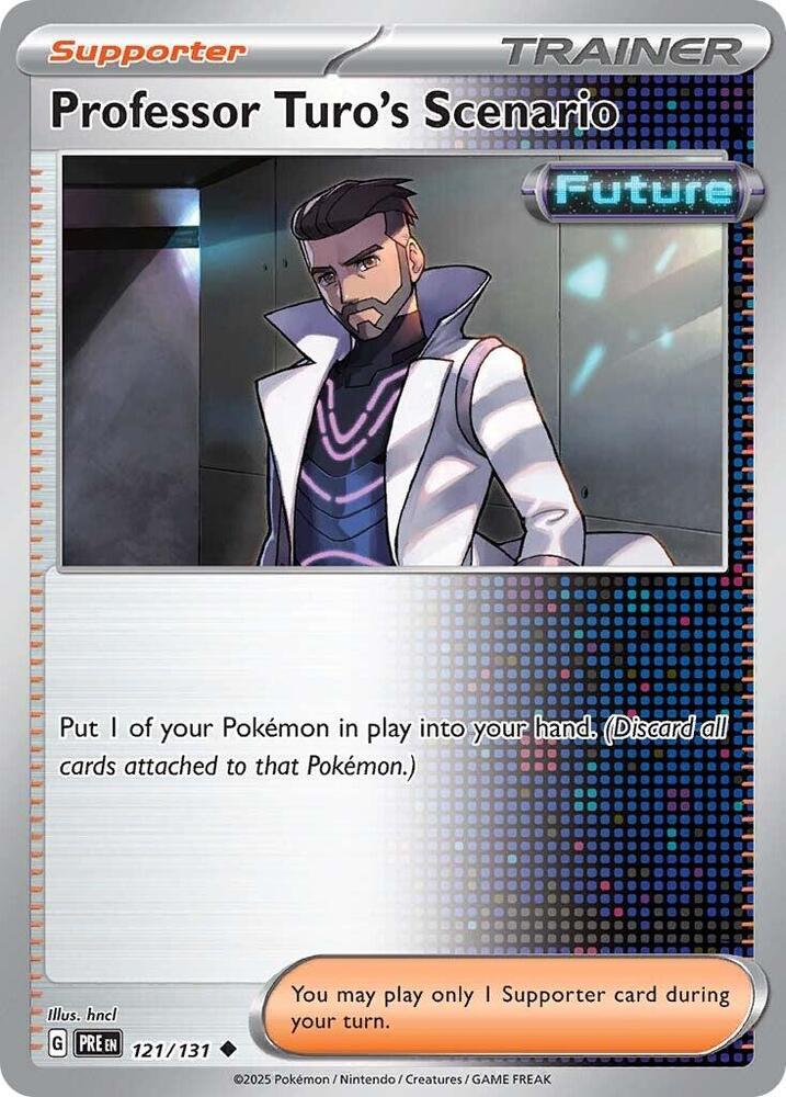 Professor Turo's Scenario 121/131 Uncommon SV: Prismatic Evolutions NM