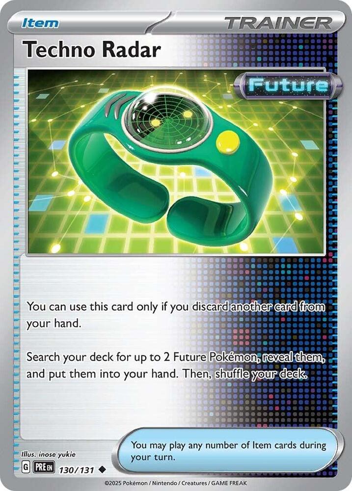 Techno Radar 130/131 Uncommon SV: Prismatic Evolutions NM