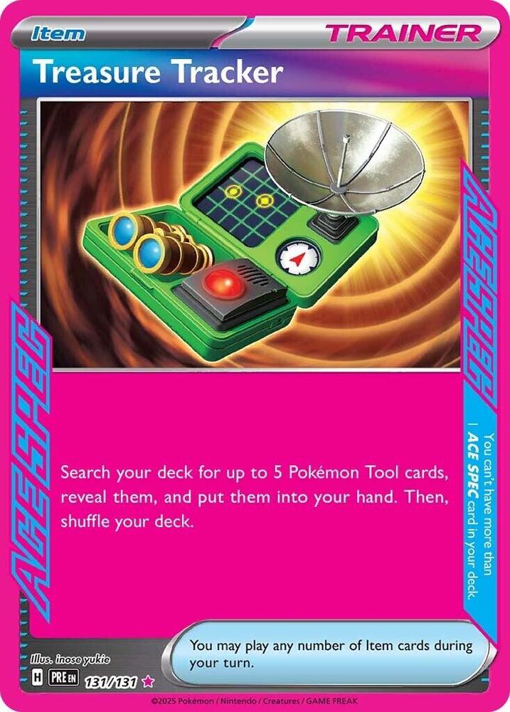 Treasure Tracker 131/131 ACE SPEC Rare SV: Prismatic Evolutions NM