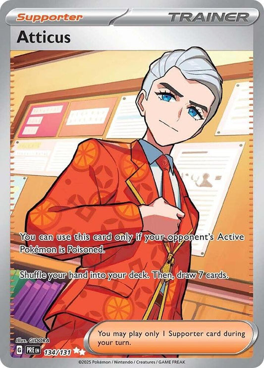 Atticus 134/131 Ultra Rare SV: Prismatic Evolutions NM