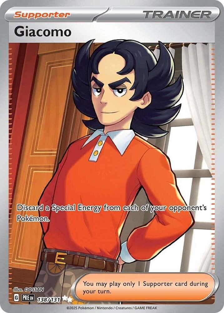 Giacomo 138/131 Ultra Rare SV: Prismatic Evolutions NM