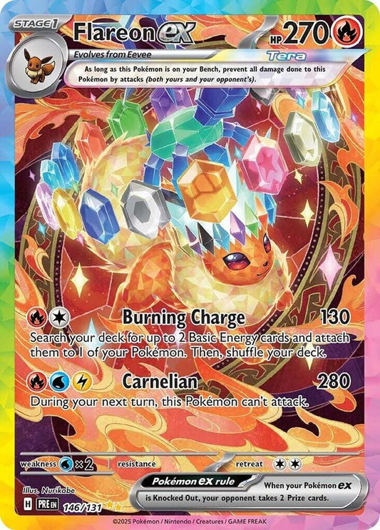Flareon ex 146/131 Special Illustration Rare SV: Prismatic Evolutions NM