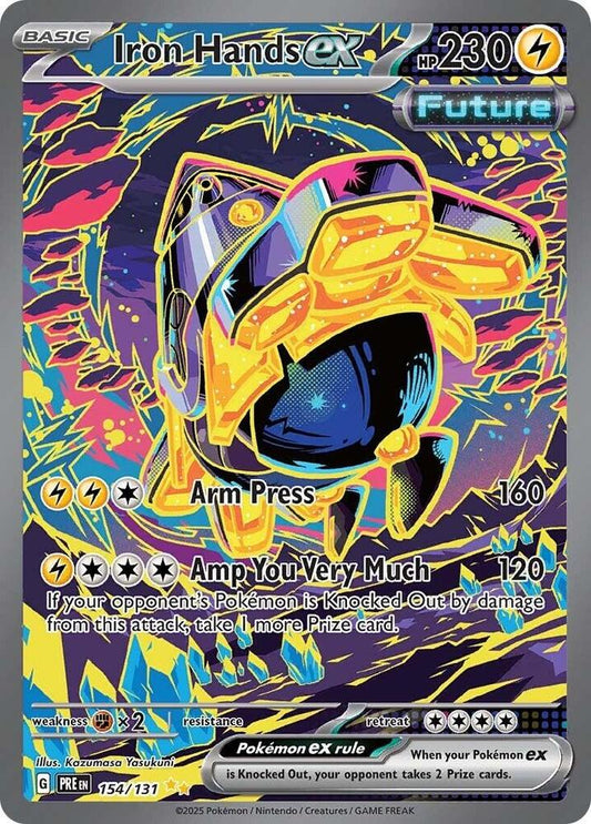 Iron Hands ex 154/131 Special Illustration Rare SV: Prismatic Evolutions NM