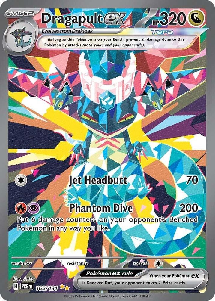 Dragapult ex 165/131 Special Illustration Rare SV: Prismatic Evolutions NM