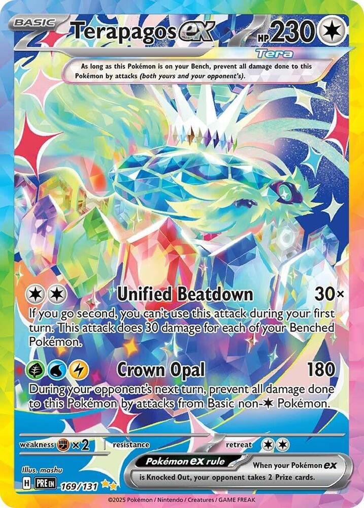 Terapagos ex 169/131 Special Illustration Rare SV: Prismatic Evolutions NM
