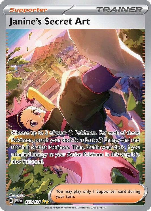 Janine's Secret Art 173/131 Special Illustration Rare SV: Prismatic Evolutions N