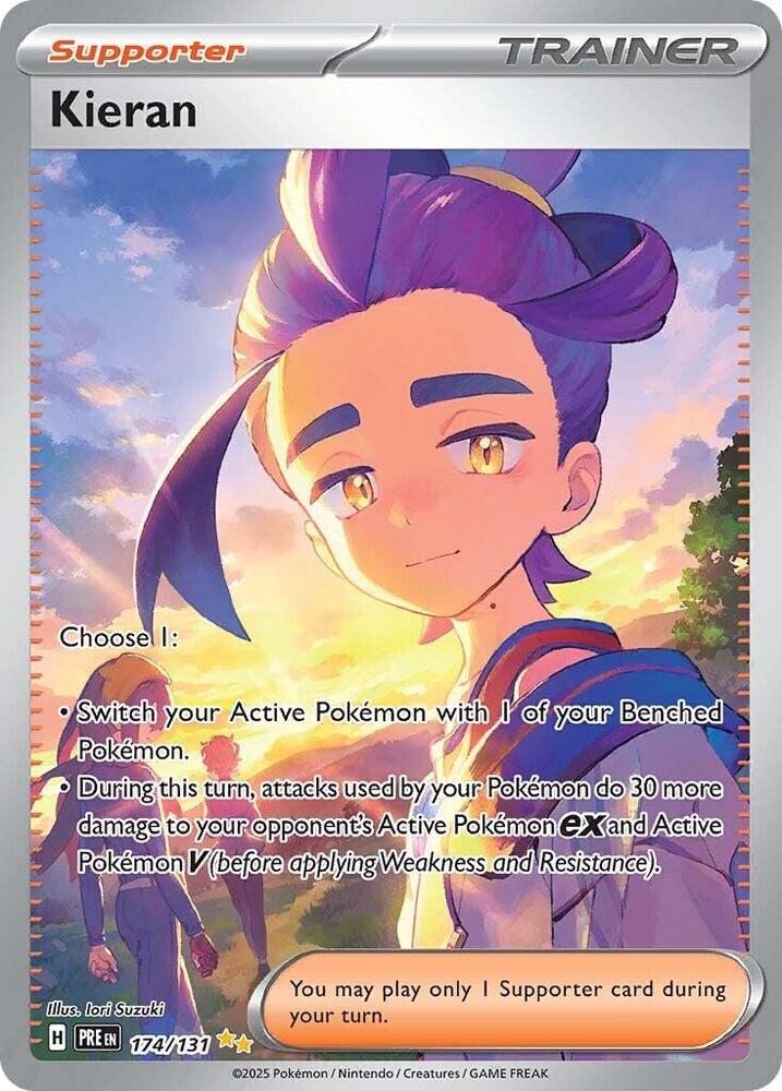 Kieran 174/131 Special Illustration Rare SV: Prismatic Evolutions NM