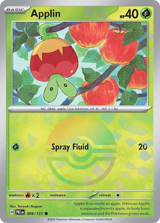 Applin (Poke Ball Pattern) 009/131 Common SV: Prismatic Evolutions NM