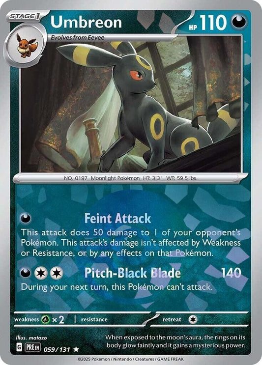 Umbreon (Poke Ball Pattern) 059/131 Rare SV: Prismatic Evolutions NM